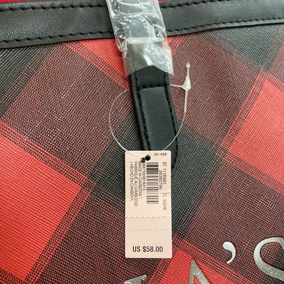 New Victoria's Secret Plaid Tote O/S - Picture 2 of 9